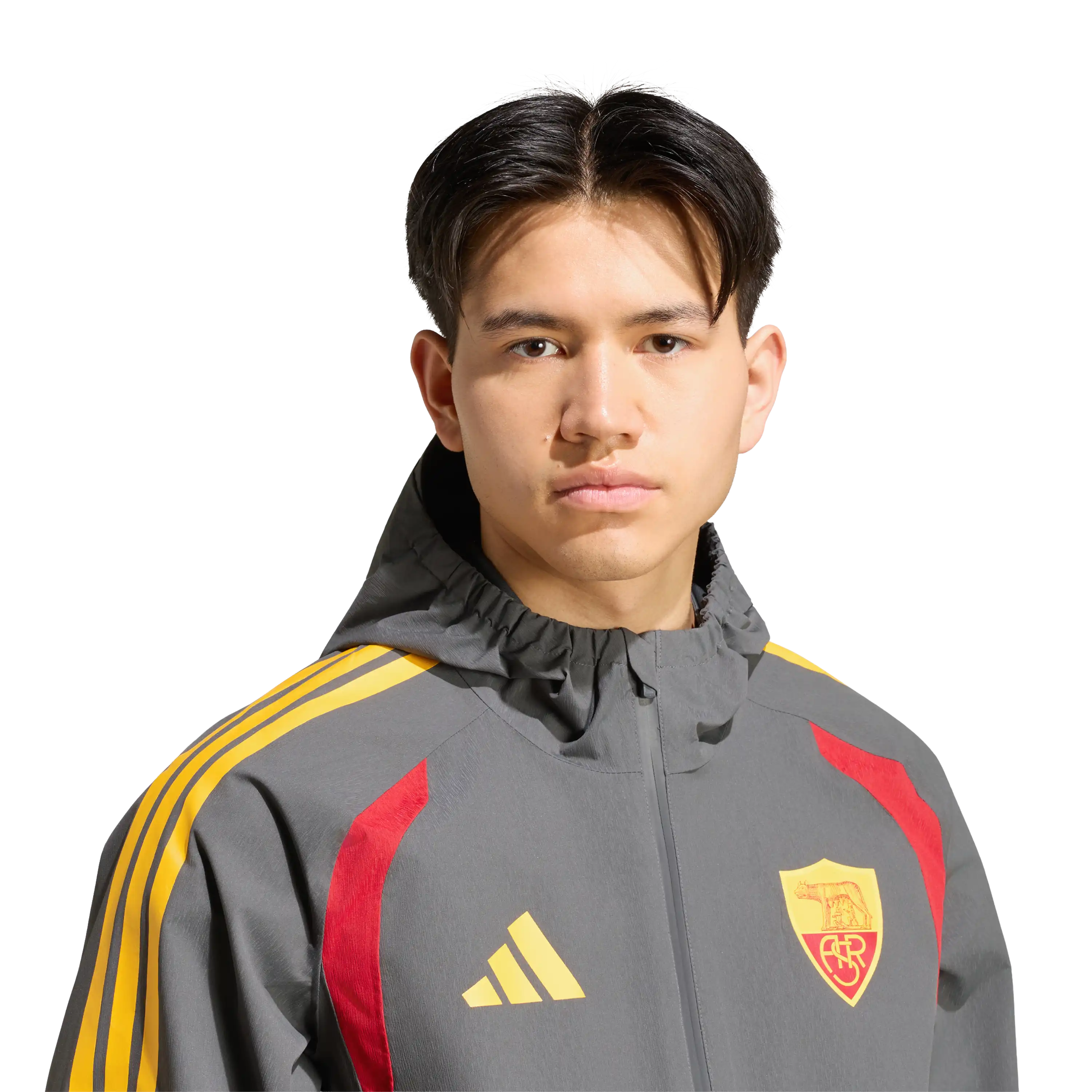 Giacca allenamento con cappuccio e zip integrale AS Roma 2026/27