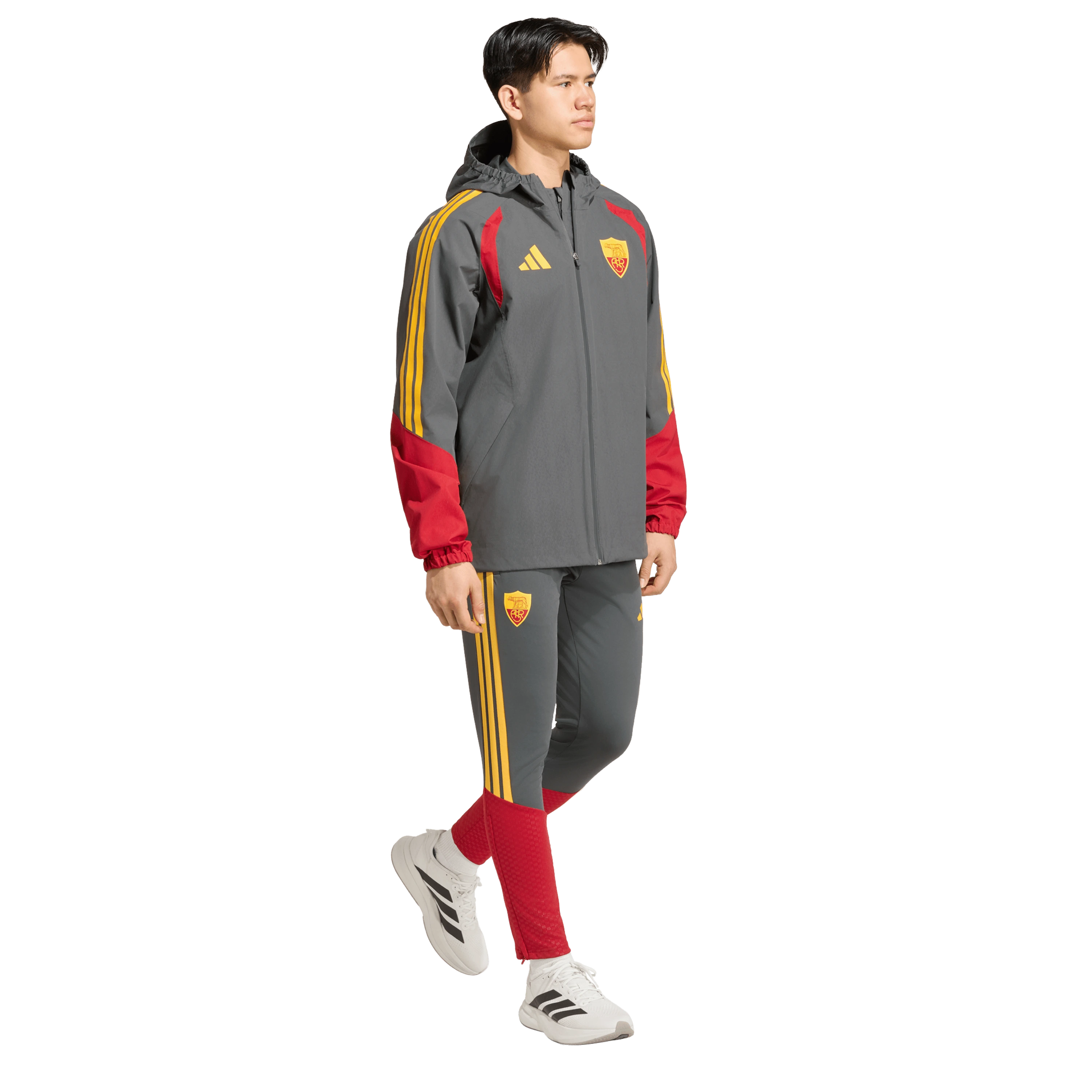 Giacca allenamento con cappuccio e zip integrale AS Roma 2026/27