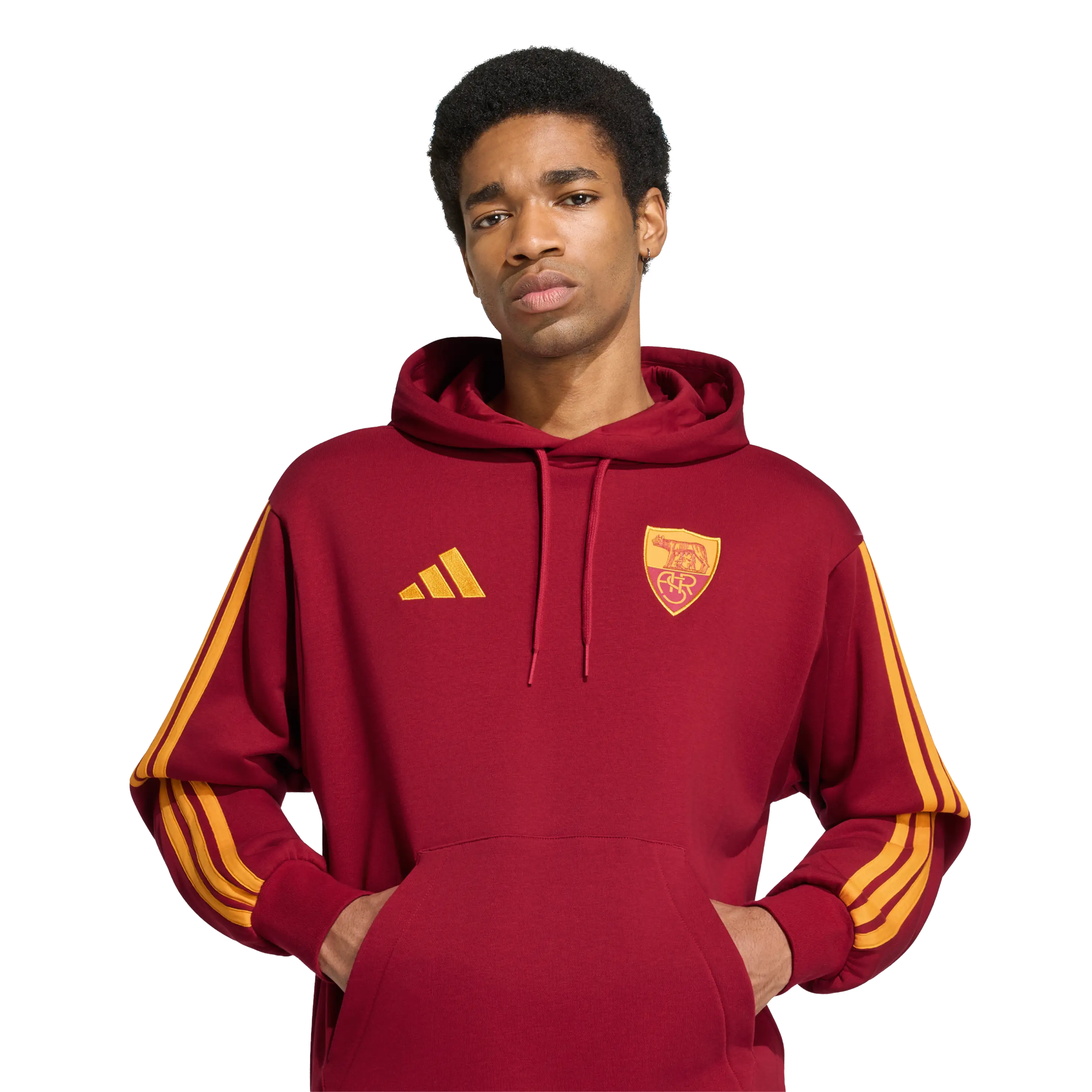 Felpa con cappuccio DNA AS Roma
