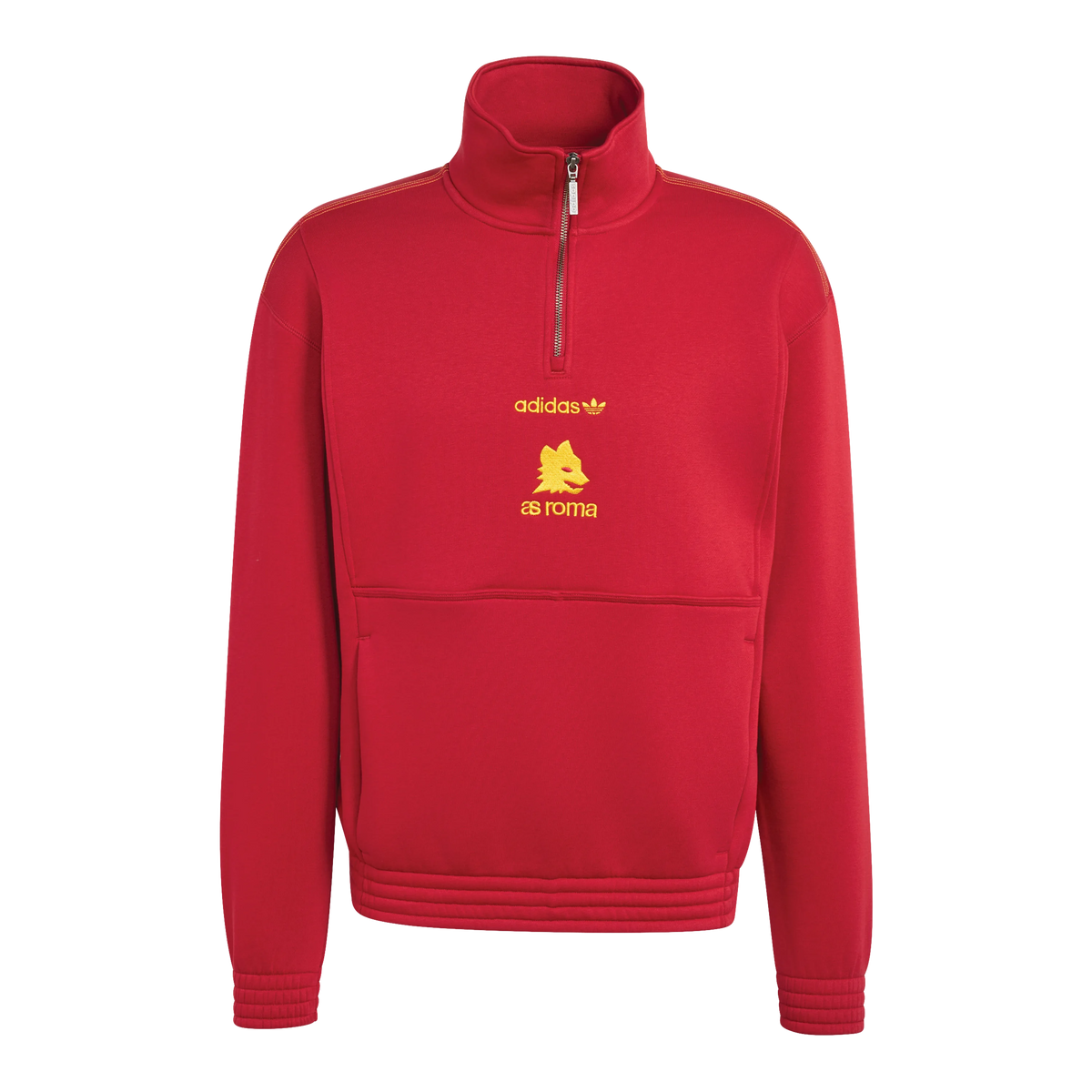 Felpa 1/2 Zip EQT Adidas Originals AS Roma 2026/27 still life