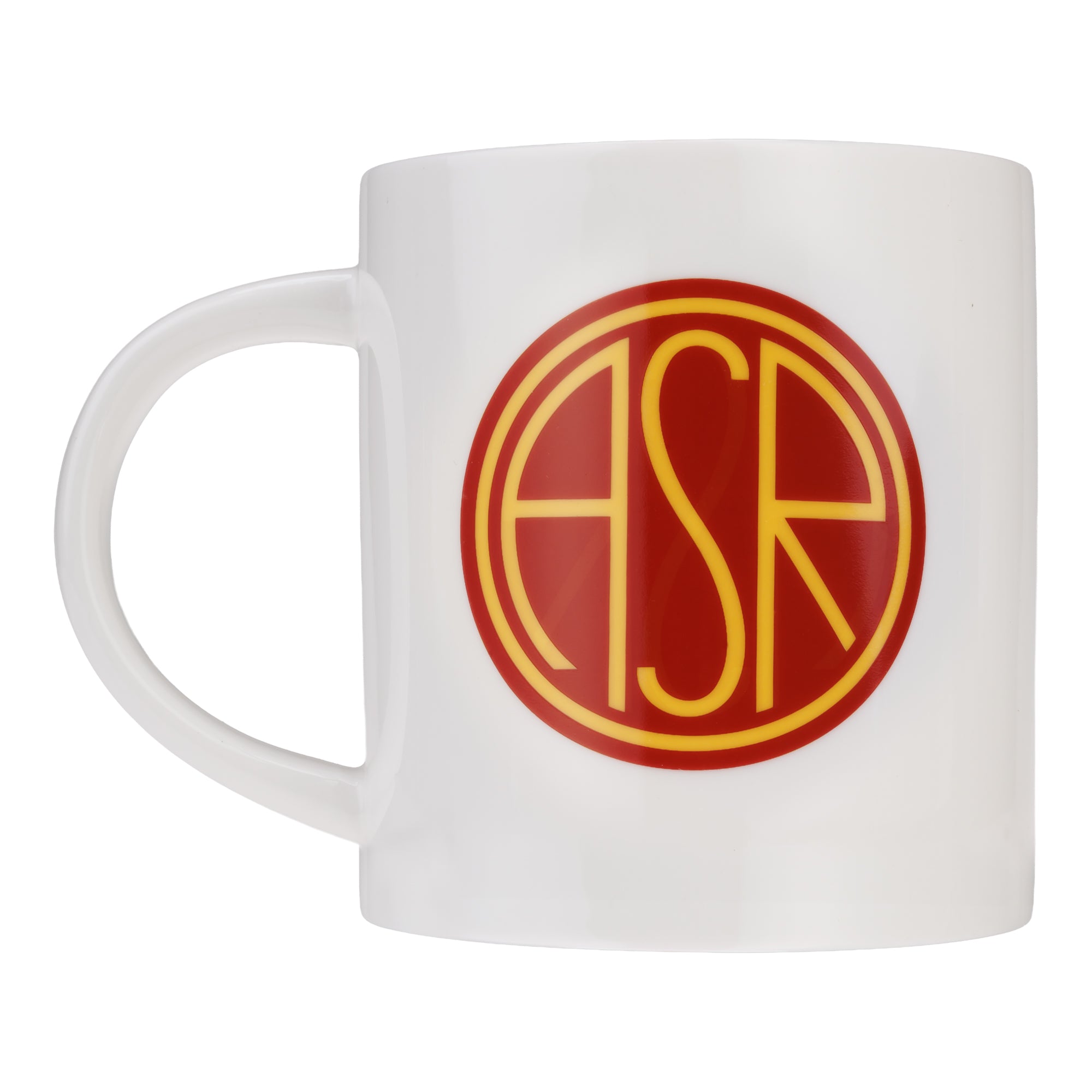 Ceramic mug with ASR logo