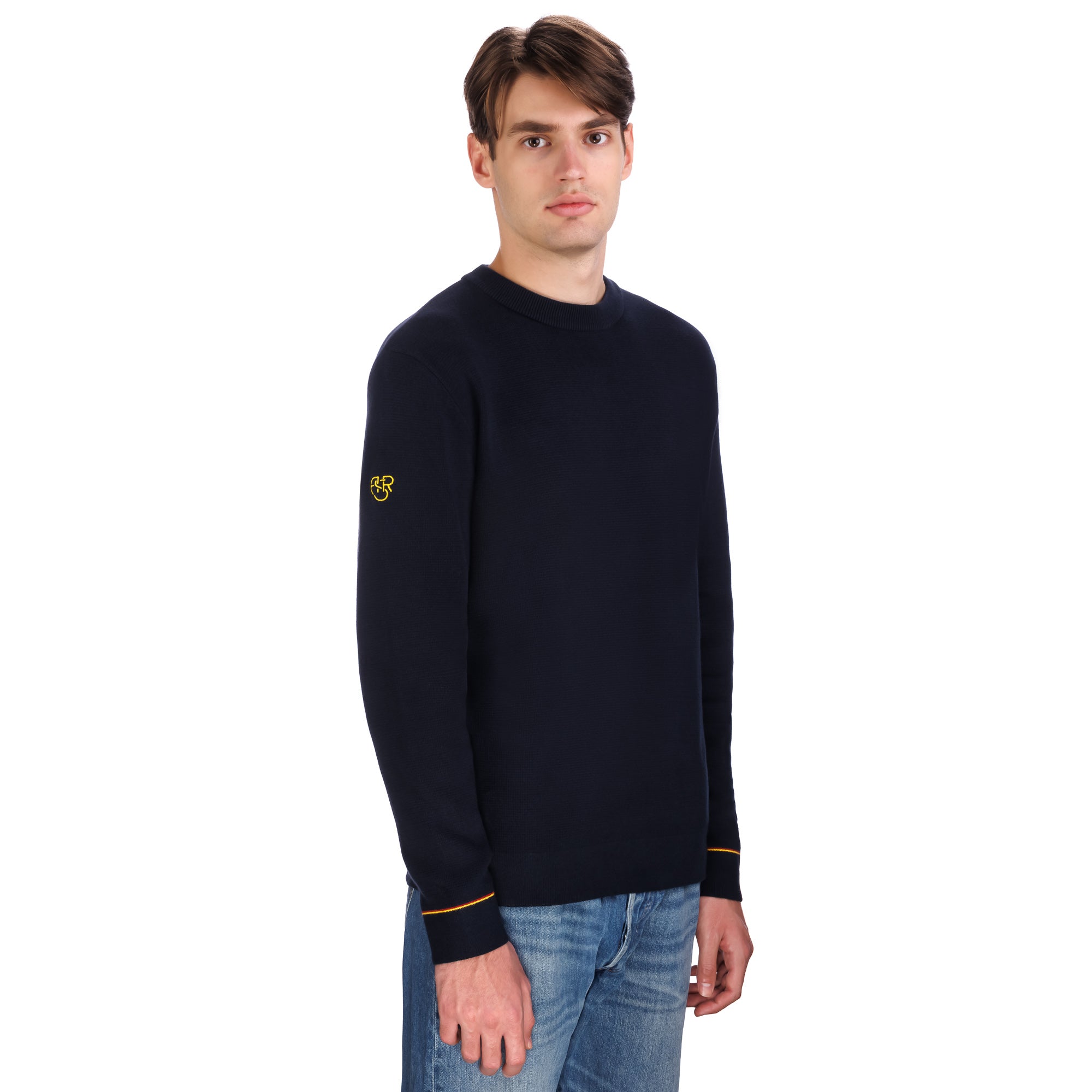 Maglione girocollo AS Roma Lifestyle Collection, Uomo, Blu