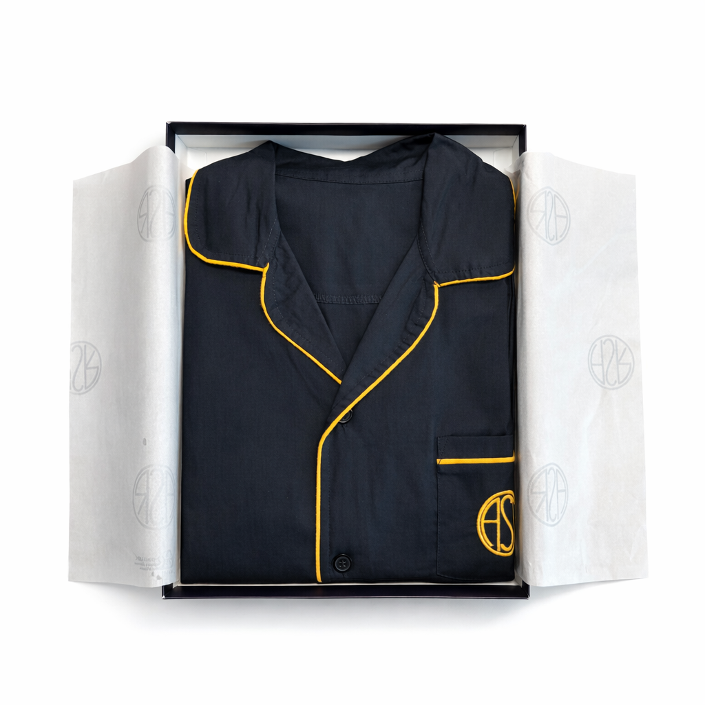 Pigiama AS Roma con logo ASR 100% Cotone