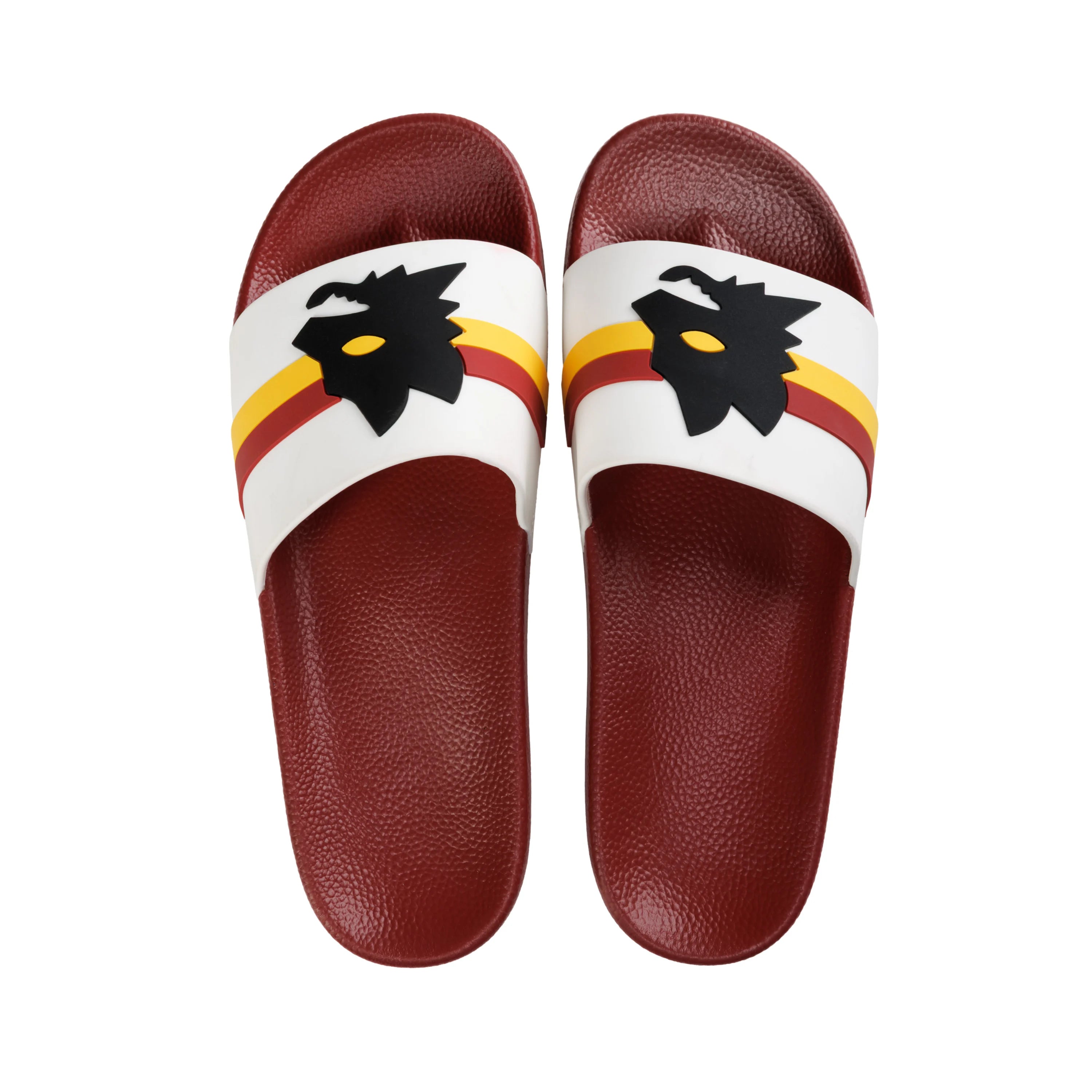 Ciabatte a fascia AS Roma con logo Lupetto