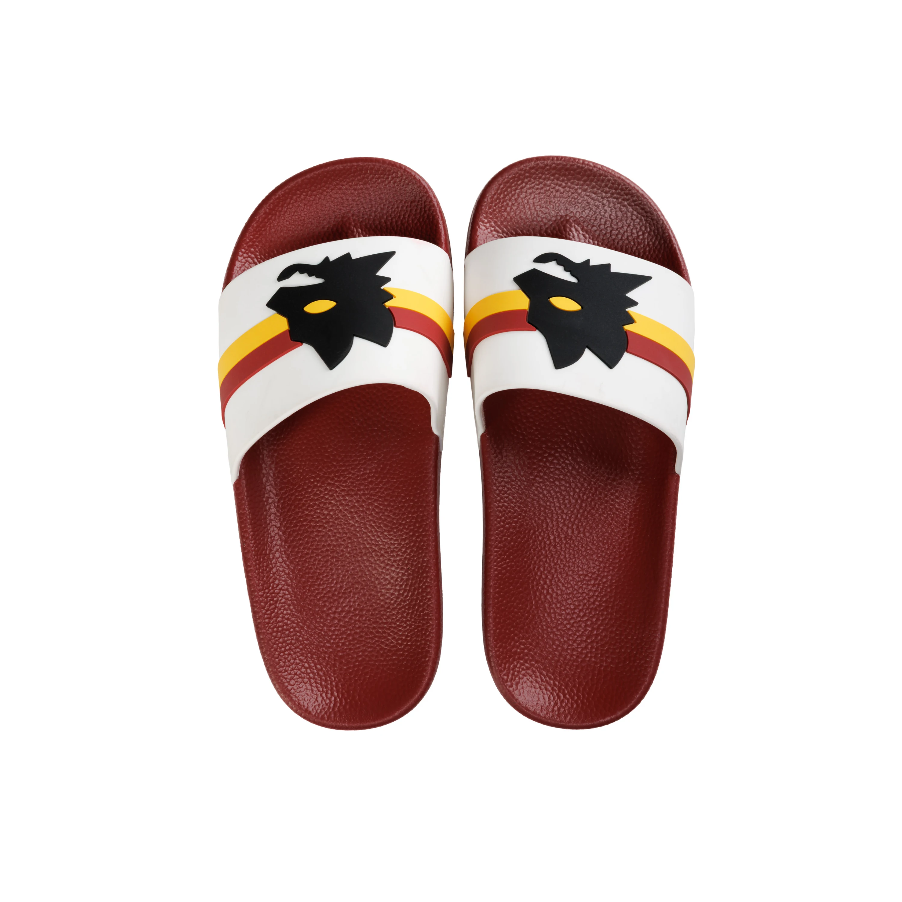 Ciabatte a fascia AS Roma con logo Lupetto, Bambino