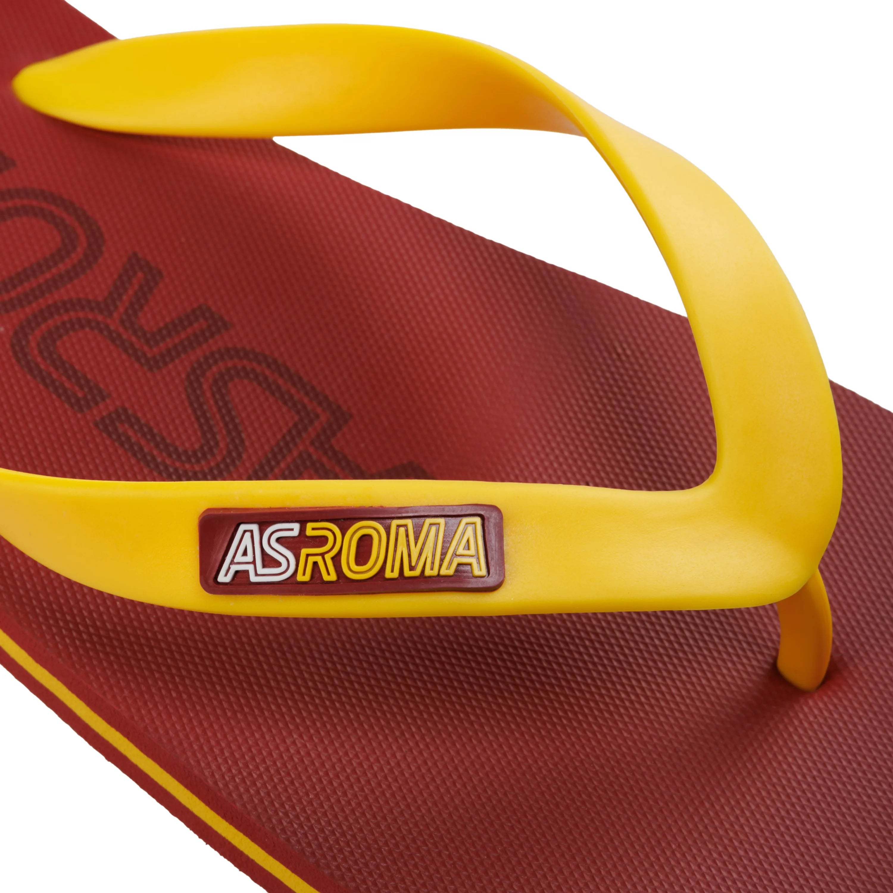 Ciabatte a infradito con scritta AS Roma
