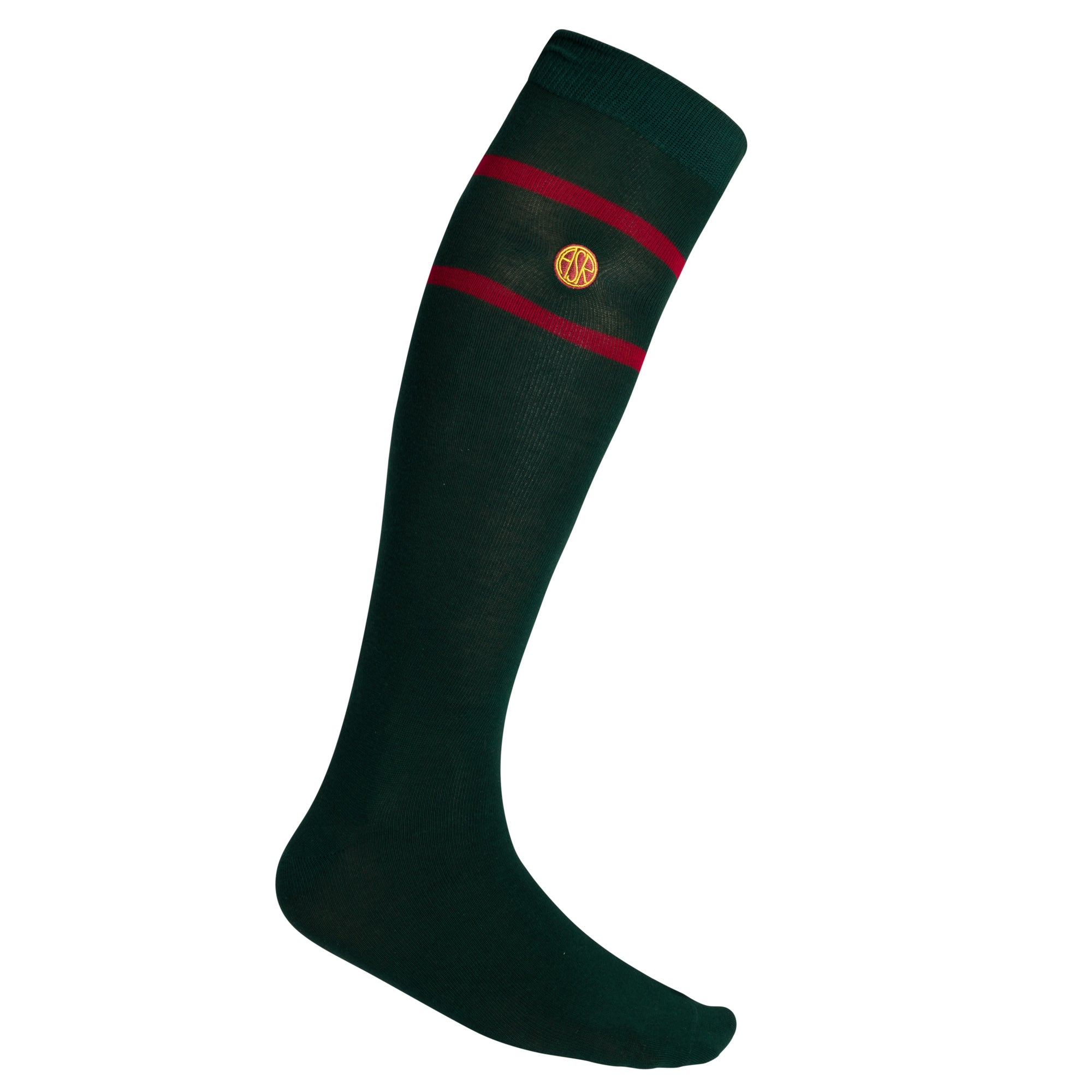 Calze AS Roma con logo ASR, Verde, Unisex