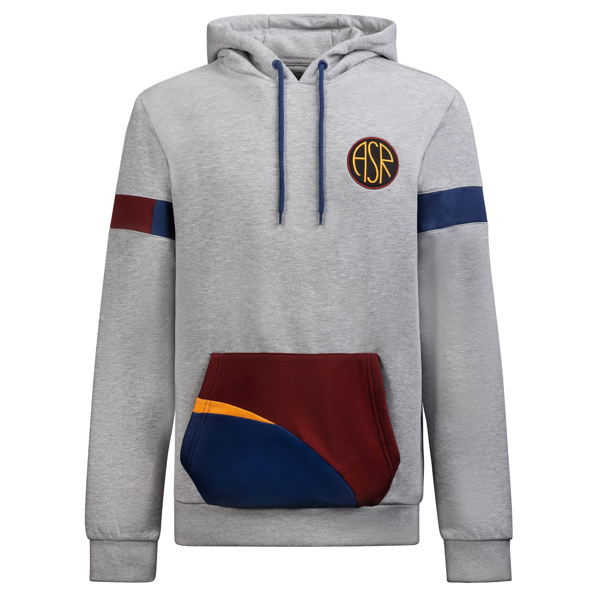 Felpa con cappuccio Third Logo ASR AS Roma, Uomo, Grigio