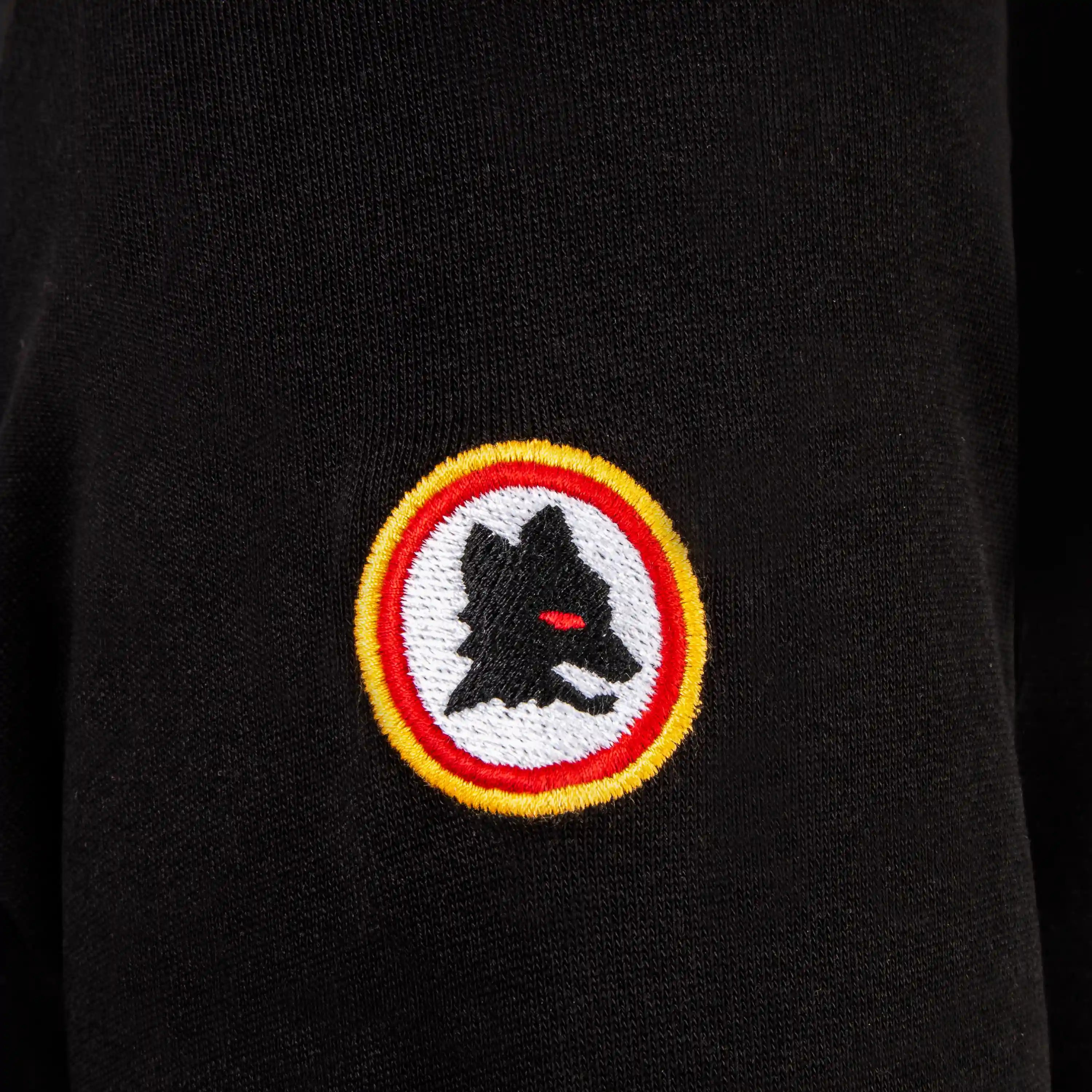 T-shirt Lupetto Elvis Lives x AS Roma, Nero