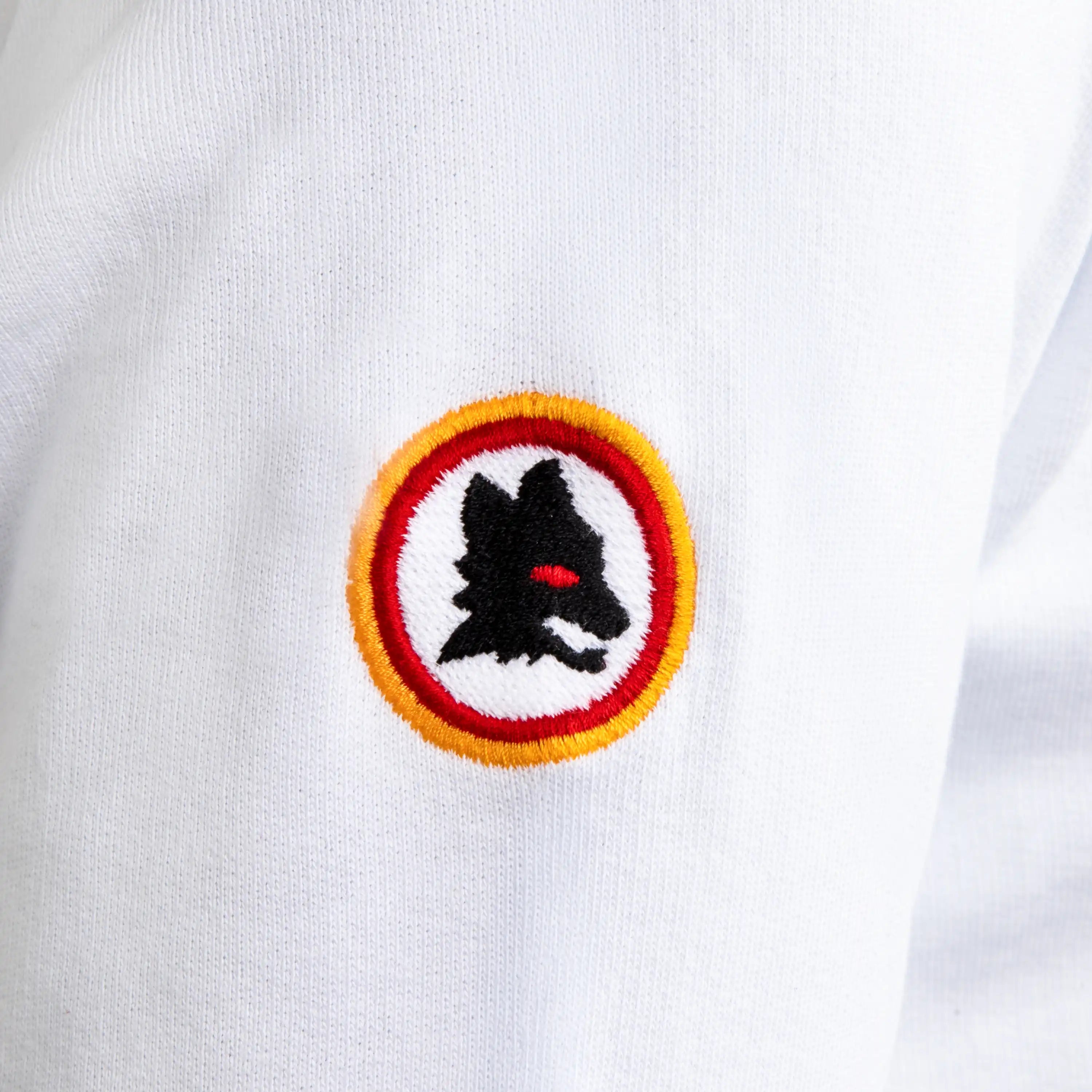 Felpa Lupetto Elvis Lives x AS Roma, Bianco