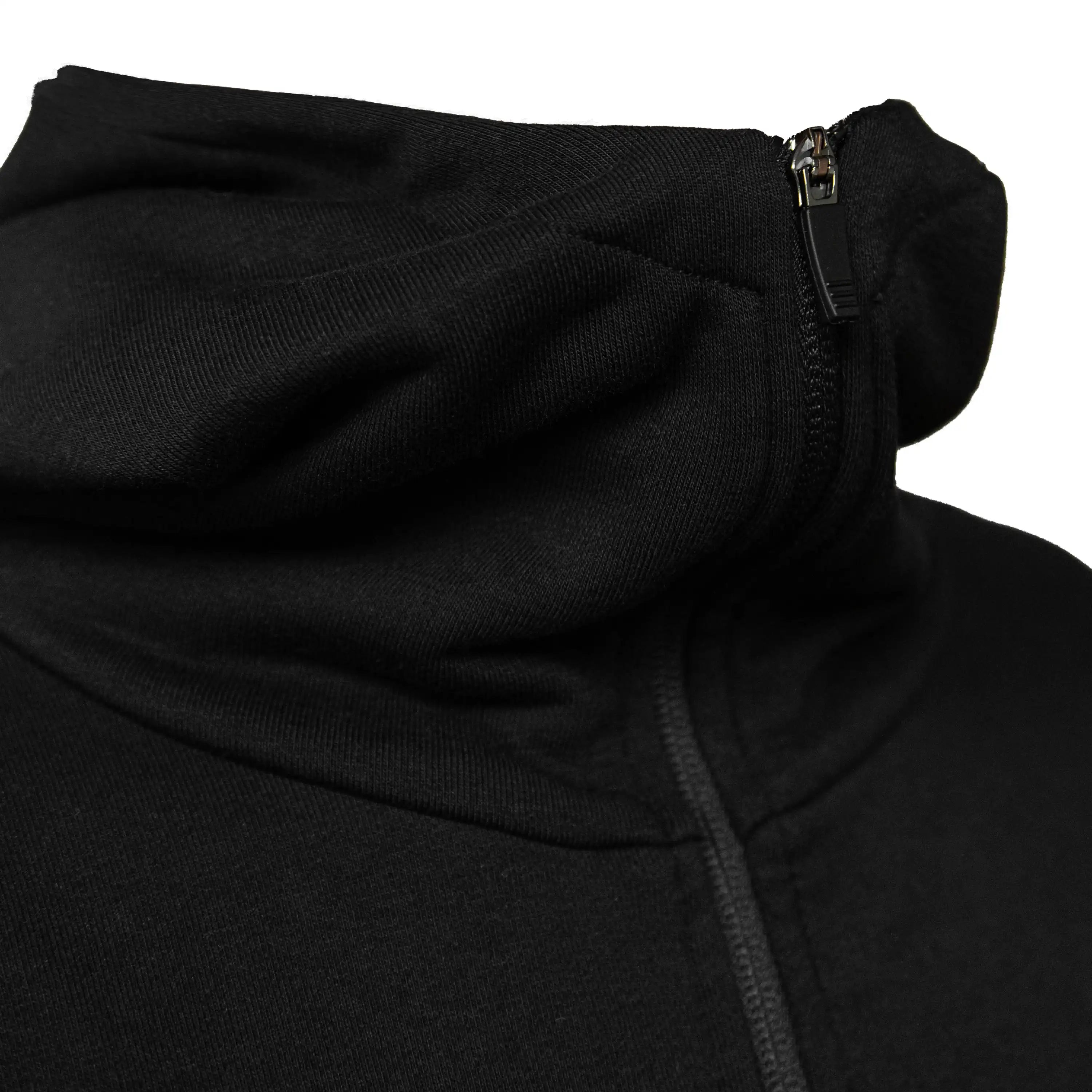 Felpa Lupetto Full Zip con Cappuccio Elvis Lives x AS Roma, Nero