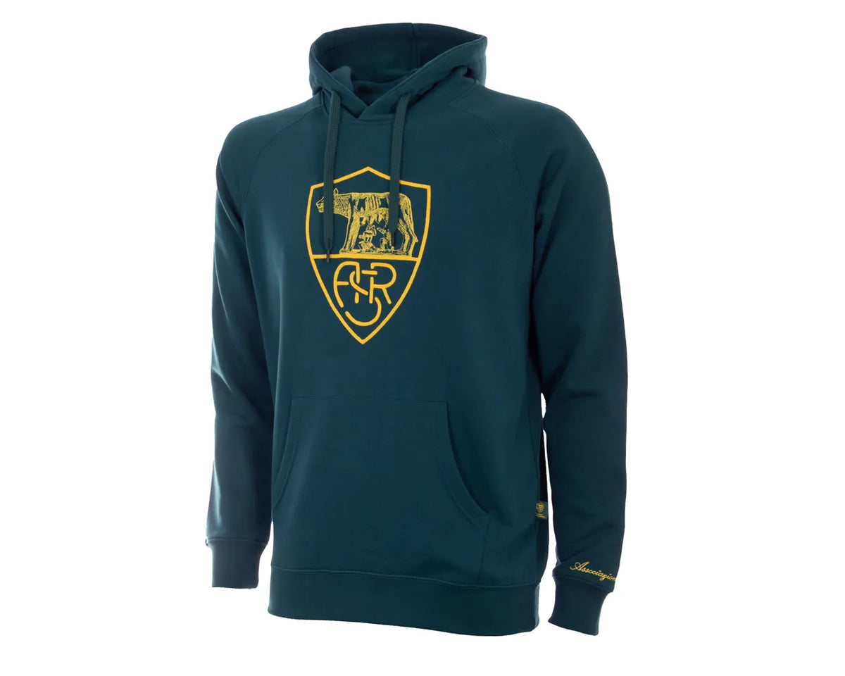 AS Roma Heritage Logo Hoodie, Green | AS Roma Store