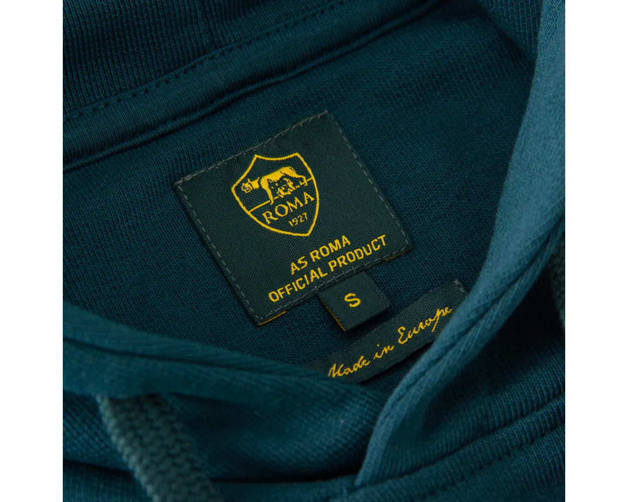 AS Roma Heritage Collection Crest Logo Hoodie, Men, Green