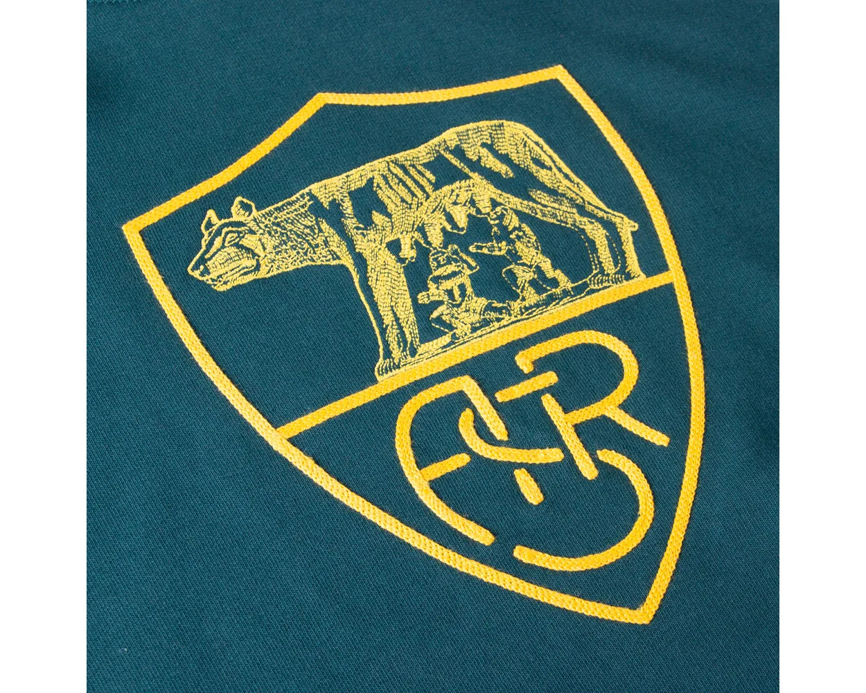 AS Roma Heritage Collection Crest Logo Hoodie, Men, Green