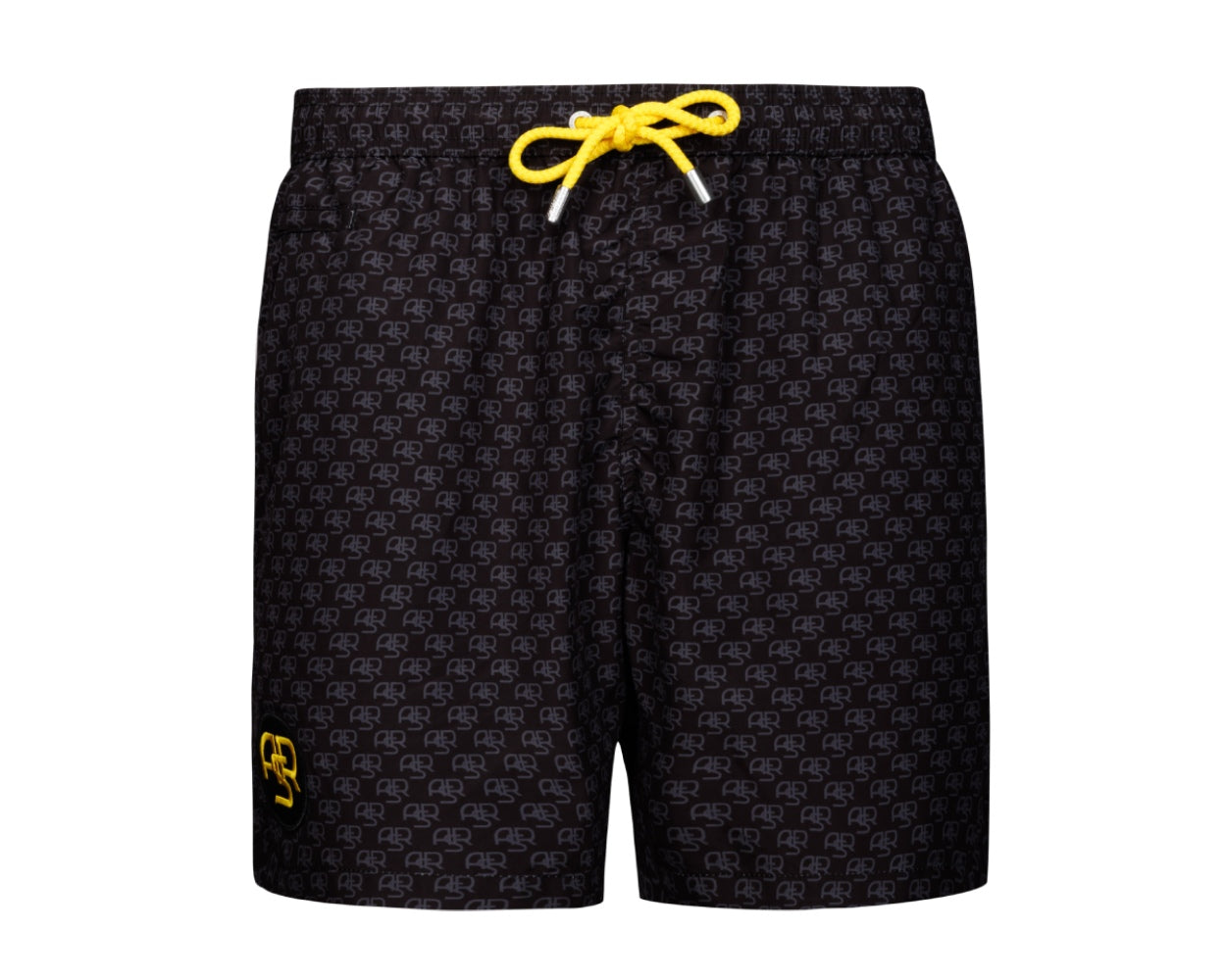 Costume Saint Barth AS Roma con fantasia logo ASR, Uomo, Nero