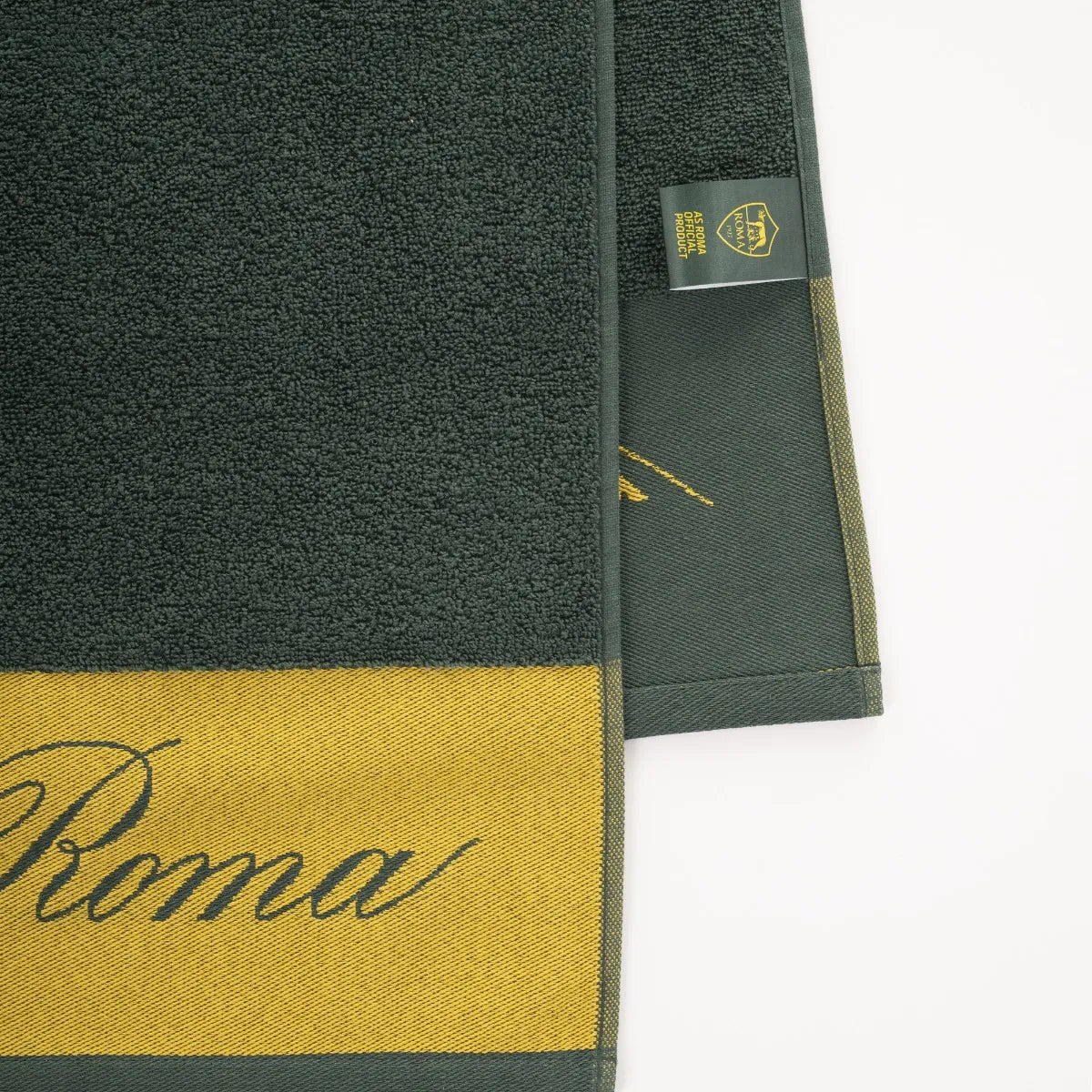 Telo mare Legacy AS Roma, Cotone, 90 x 170, Verde