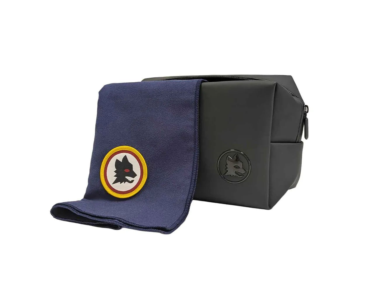 Telo microfibra e pouch beauty AS Roma