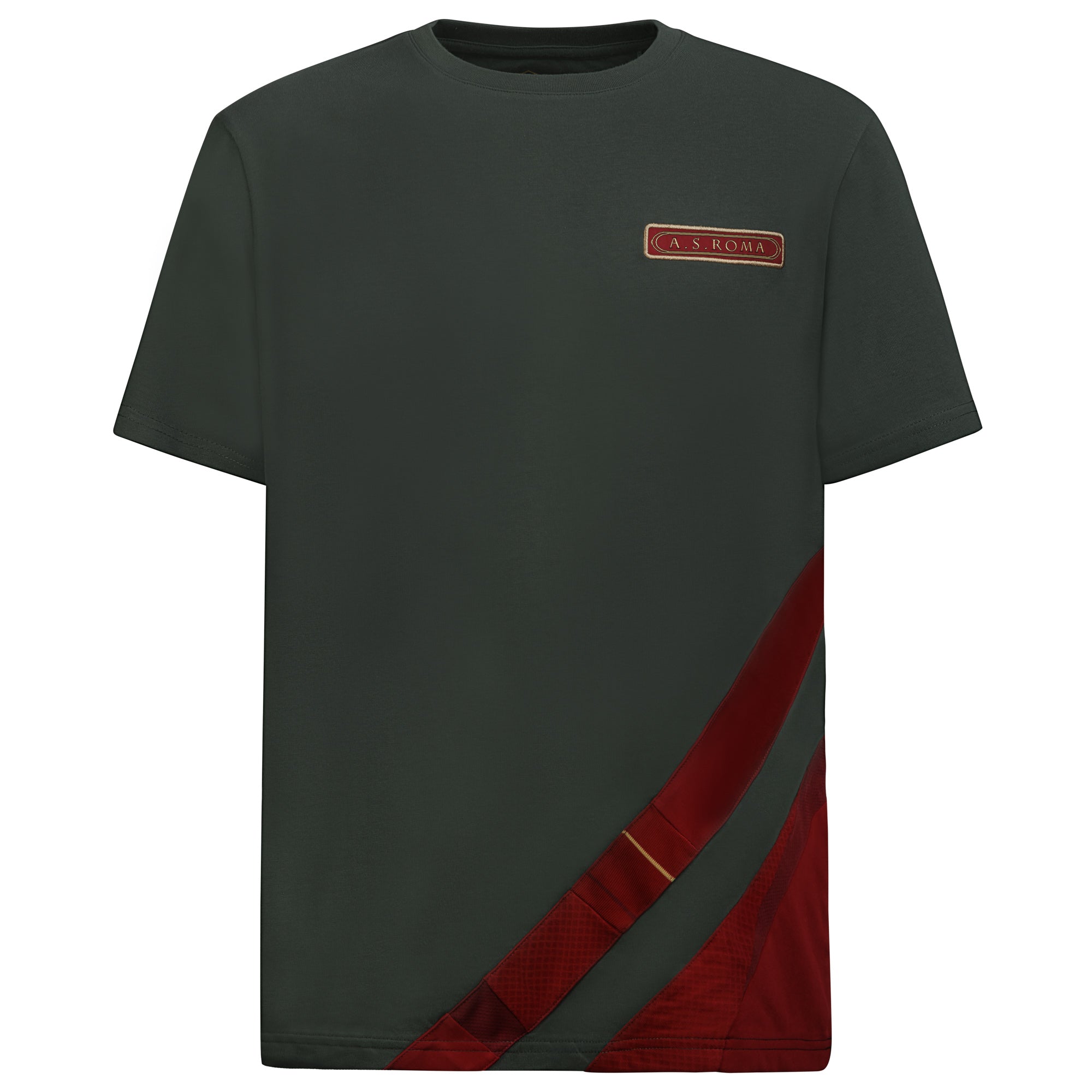 T-shirt Home Logo AS Roma, Uomo , Verde
