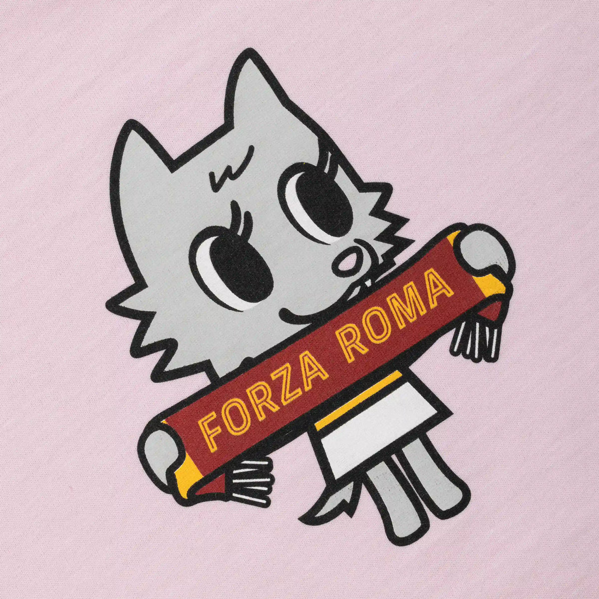 T-shirt AS Roma Neonato, rosa