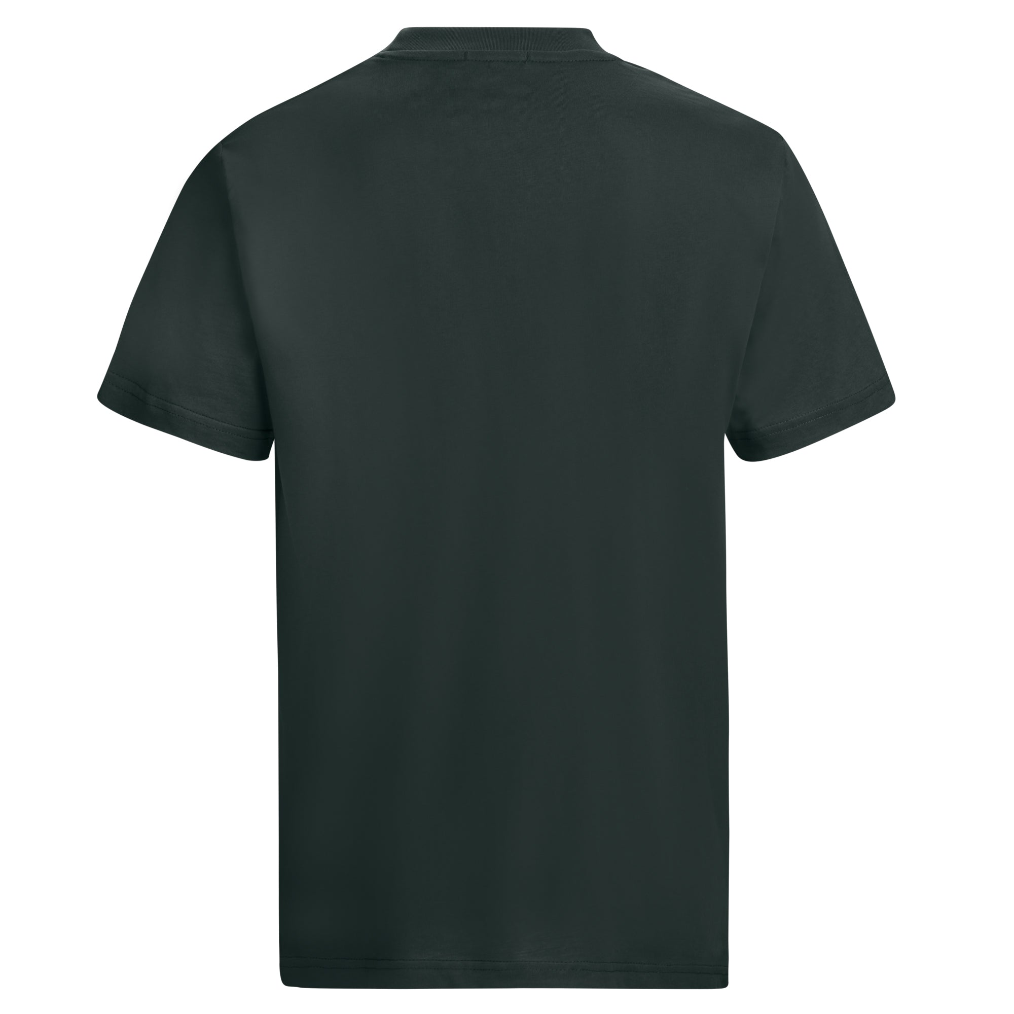 Wolf Neck Embroidery T-Shirt, Green