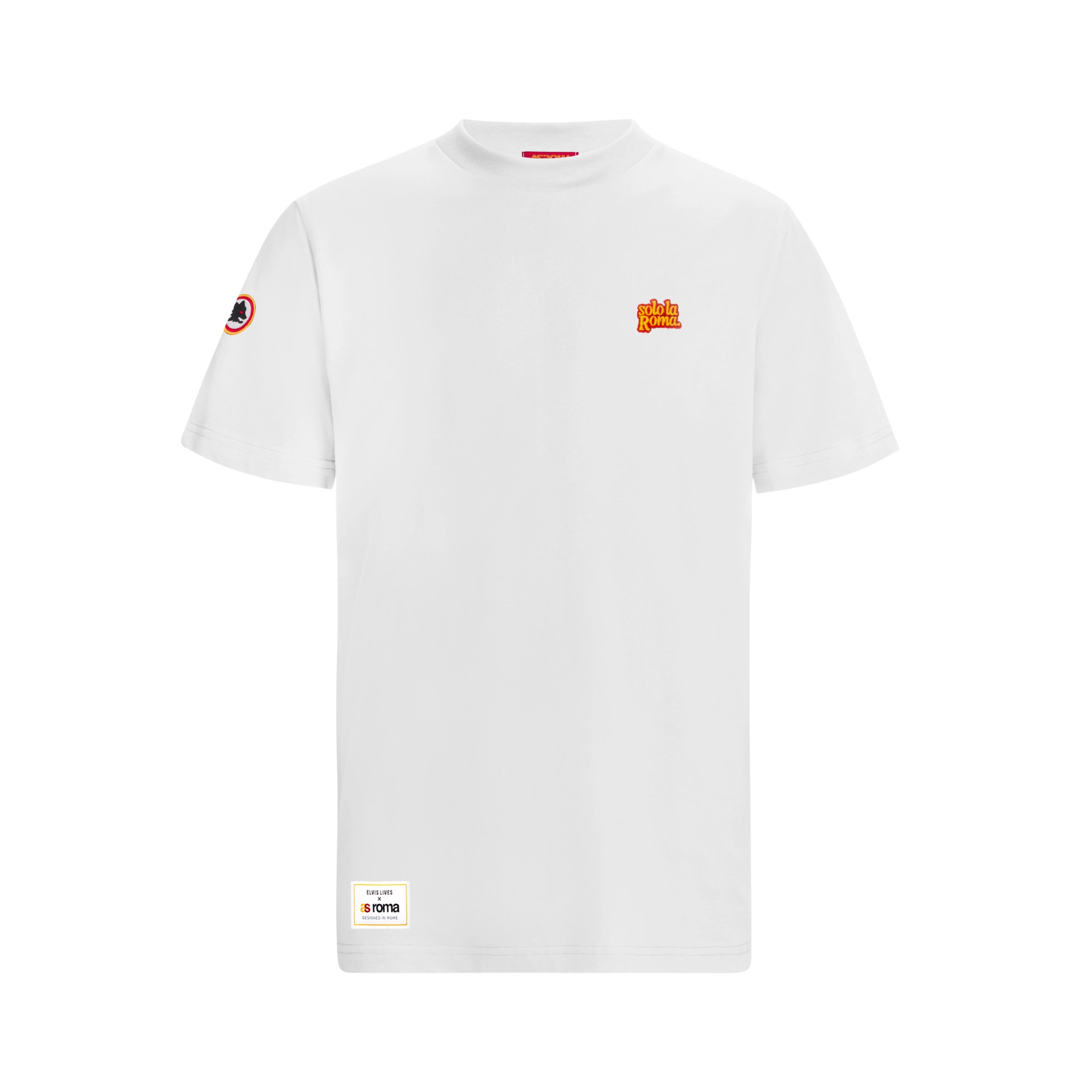 T-shirt “Elvis Lives” x AS Roma, Bianco