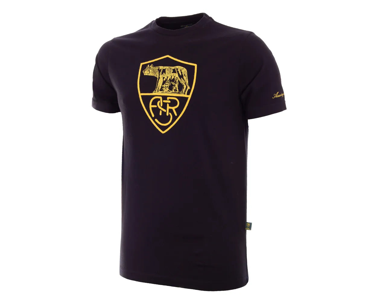 T-shirt Heritage AS Roma, Adulto, Nero