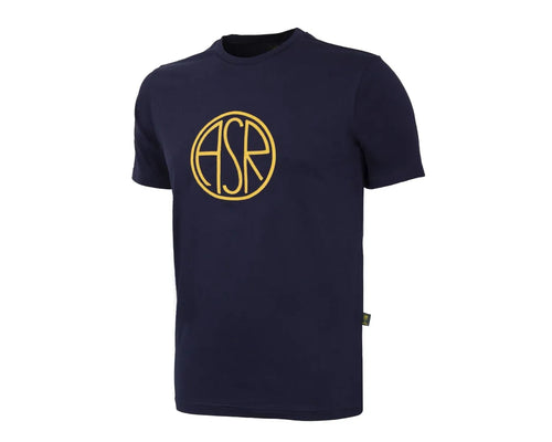 T-shirt Heritage Logo AS Roma, Adulto, Blu