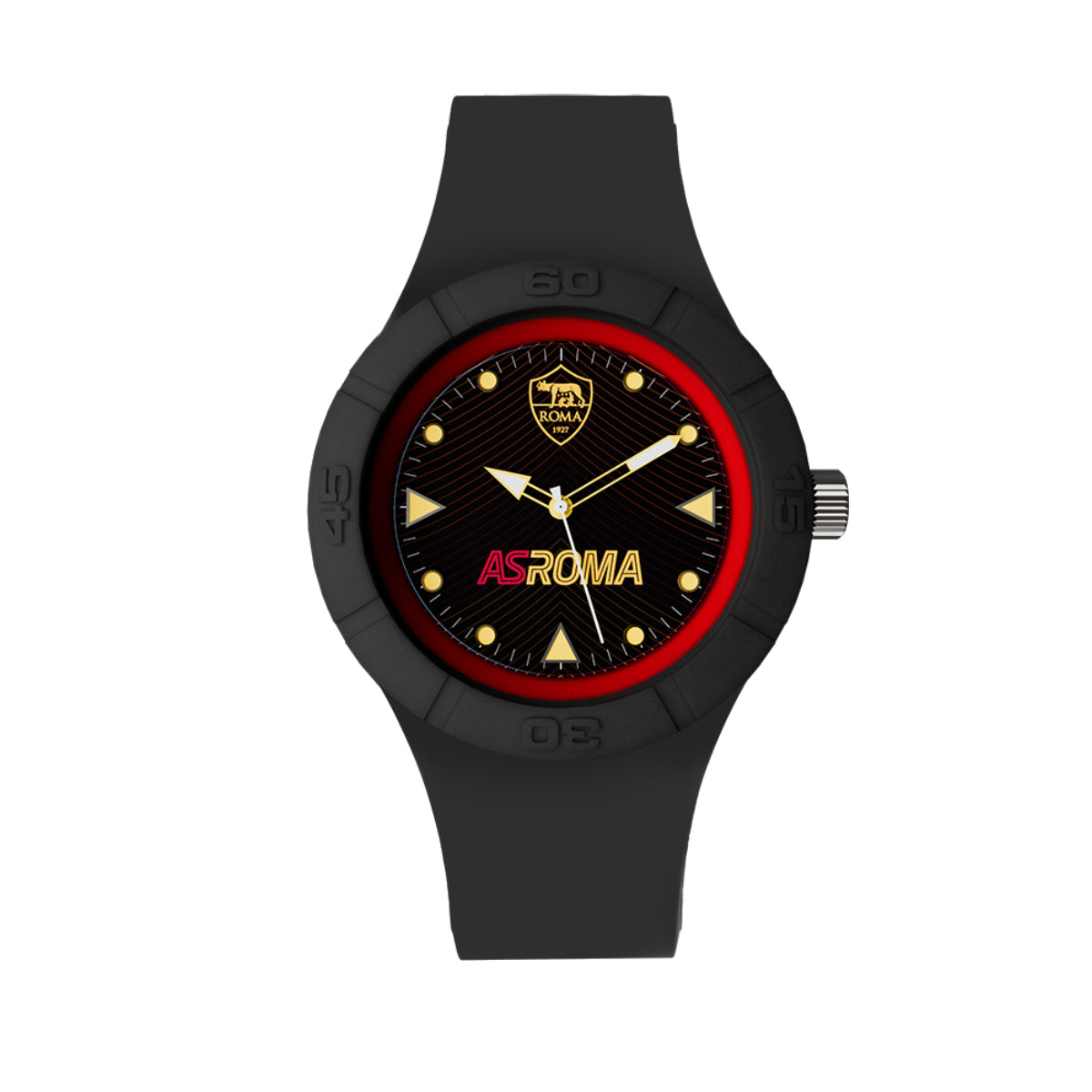 Orologio analogico AS Roma con cinturino silicone, Adulto