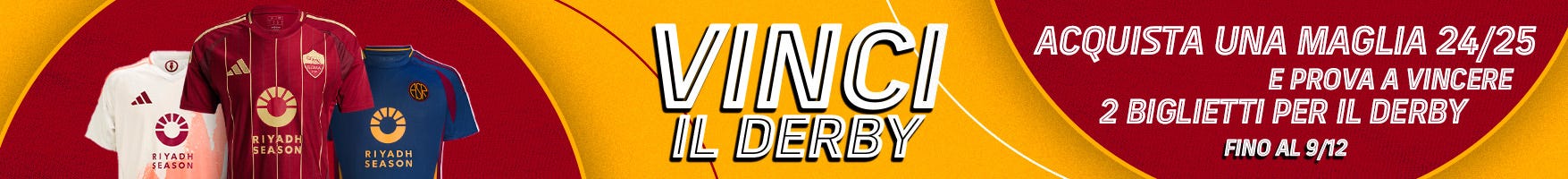 Concorso Vinci il Derby 24/25 Concorso Vinci il Derby 24/25